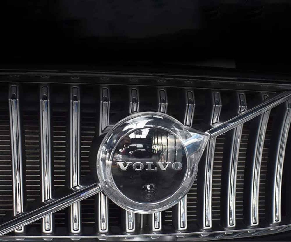 Auto 3D Emblem Aufkleber, Frontgrill Schutzabdeckung, Außenmodifikations Dekorationszubehör, Für Volvo XC90 2015-2021 von EFEMIR