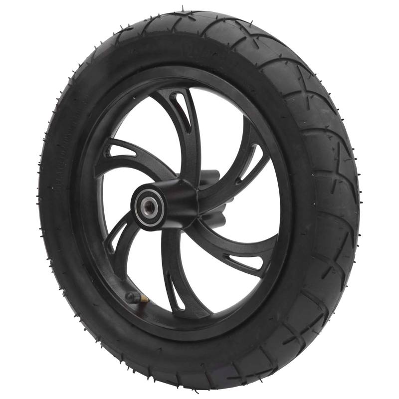 EFFACER 12 Zoll Radreifen, E-Bike Gummireifen Reifen mit Radnabe 12 1/2X2 1/4 Rad Rollerreifen für Roller für Elektrofahrräder von EFFACER