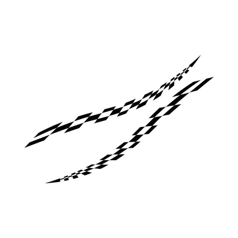 2 Stück Auto Beide Seite Aufkleber, für V = W LT35 Racing Sport DIY Camper Van Streifen Grafik Vinyl Dekor Aufkleber Zubehör Mattschwarz von EGDSIHAE