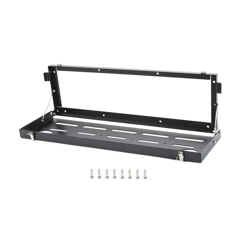 Lanliuhui Store Faltbare Organizer-Racks for die Heckklappe des Autos, Zubehör, kompatibel mit Jimny 2010–2024 JB74, Ablagefach aus Aluminiumlegierung for die Hintertür von EGDSIHAE