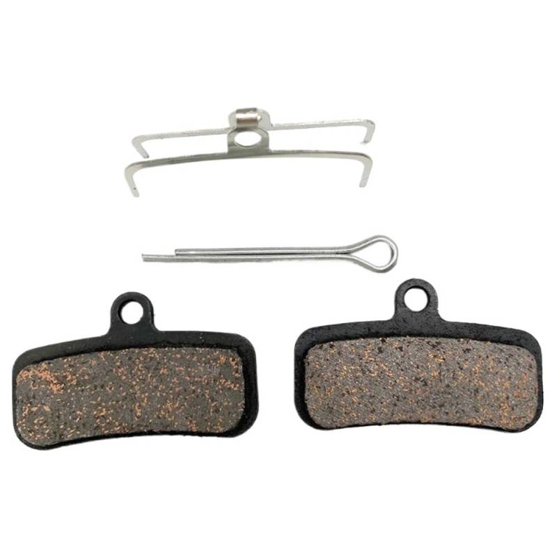 Metallische Fahrrad-Scheibenbremsbeläge, kompatibel mit Saint M810 M820 Zee M640 XTR M9120 Deore XT M8020 M8120 M6120, erhältlich in 8 10 20 Paaren(8PAIR SEMI-META 01E) von EGRMZ
