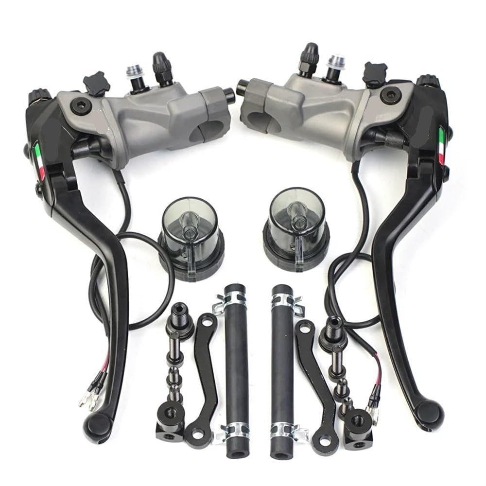 Radial montierter Motorrad-Bremskupplungspumpen-Hauptzylinder 19RCS, kompatibel mit MT01 07 09 CBR650 CBR650R und ähnlichen Modellen(GREY AA) von EGRMZ
