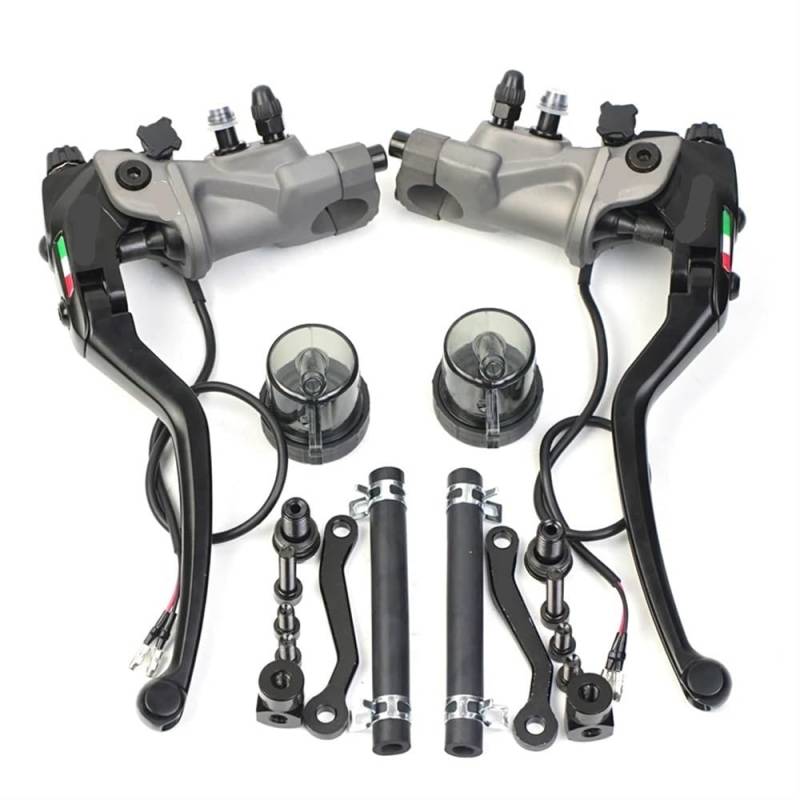 Radial montierter Motorrad-Bremskupplungspumpen-Hauptzylinder 19RCS, kompatibel mit MT01 07 09 CBR650 CBR650R und ähnlichen Modellen(GREY AA) von EGRMZ