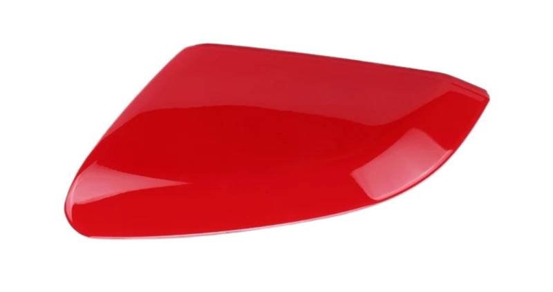 Auto Rückspiegel Regenschutz Gehäuse der Rückspiegelkappenabdeckung, passend für Honda Fit für Civic 10. Generation 2016–2021.(1pc Red Left Side) von EGUIAS