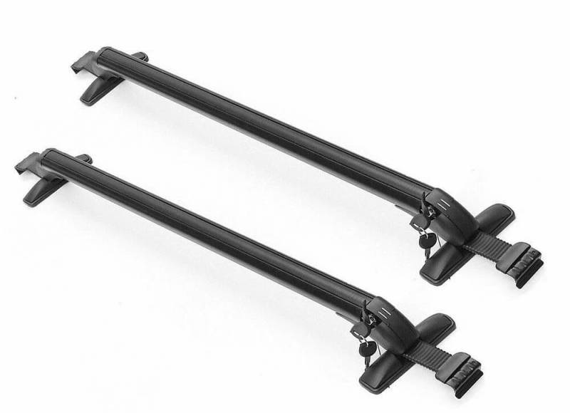Dachträger 1 Paar universelle Dachträgerschienen für die Autodachmontage, schwarzer Gepäckträger aus Aluminium mit Schloss Oben am Autoträger. weiche Dachträger(C) von EGUIAS