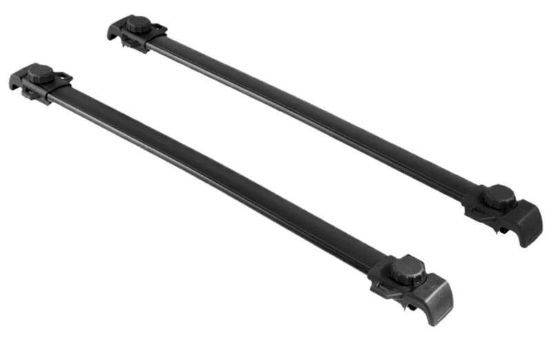 Dachträger 2 Stück/Satz Schwarze Autodachträger-Querstangen, passend für Jeep Patriot 2007–2022 (mit vertikalen Seitenstangen). weiche Dachträger von EGUIAS