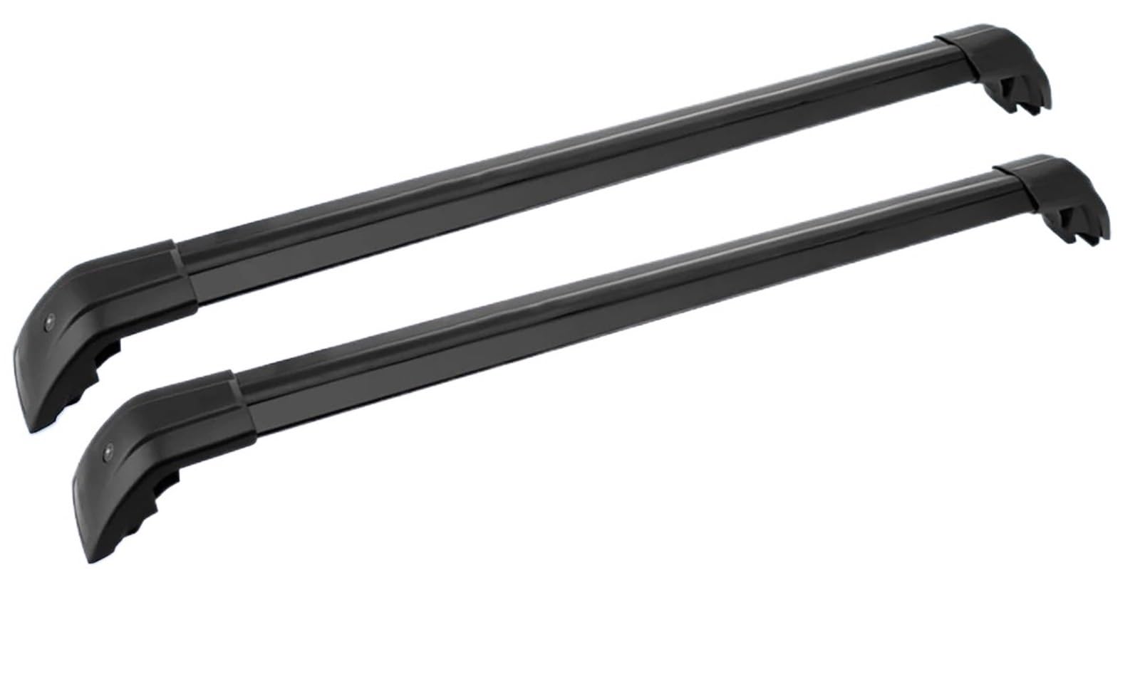 Dachträger 2 Stück passend für Chevy TRAX 2023 2024, Dachrelingträger-Querstangen, abschließbare Aluminiumlegierung. weiche Dachträger(Black) von EGUIAS