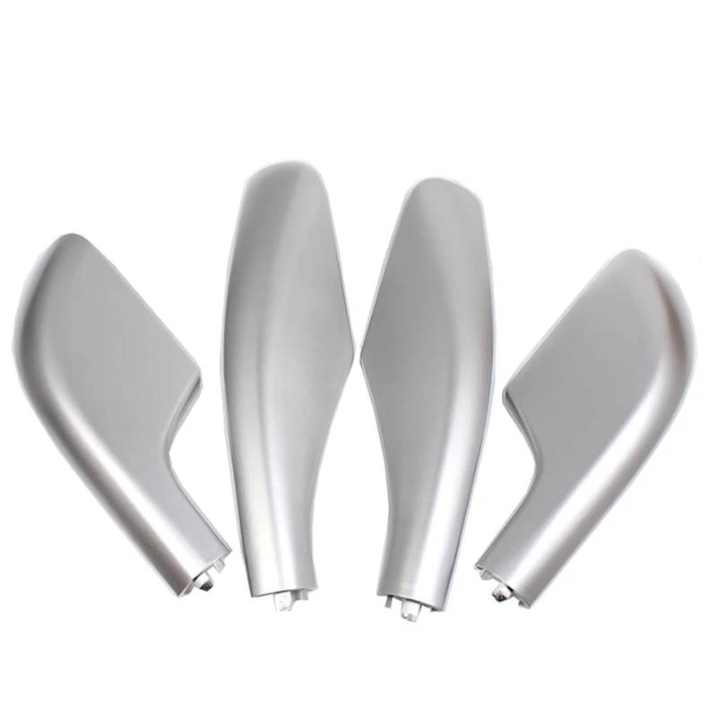 Dachträger Dachreling-Gepäckträger-Endabdeckungsschale, Ersatz, 4 Stück, passend für Toyota Land Cruiser LC100 FJ100 1998–2007. weiche Dachträger(Silver) von EGUIAS