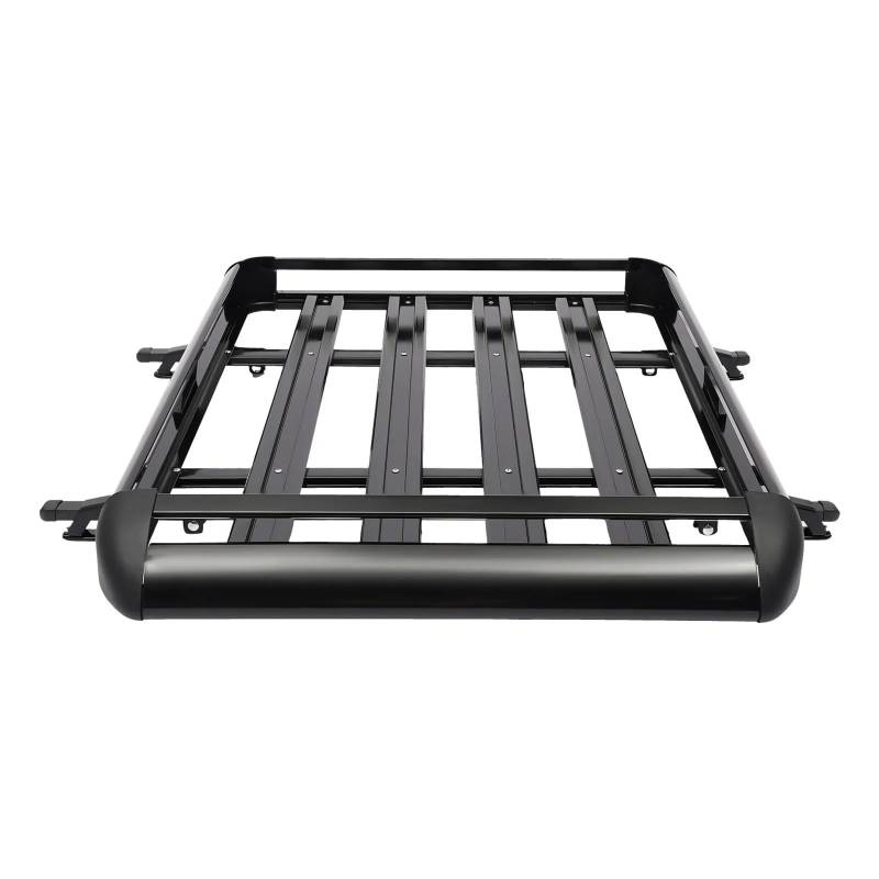 Dachträger Doppelstöckiger Autodachgepäckträger aus Aluminiumlegierung, passend für SUV-Universalmodelle, hohe Tragfähigkeit, platzsparend. weiche Dachträger von EGUIAS