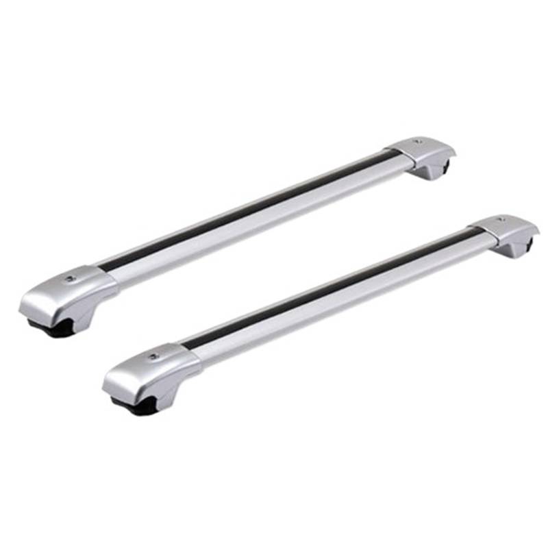 Dachträger Passend für SUV-Gepäckträger. Reisegepäck-Querträger-Dachträger aus Aluminiumlegierung. weiche Dachträger(A Pair Silver) von EGUIAS