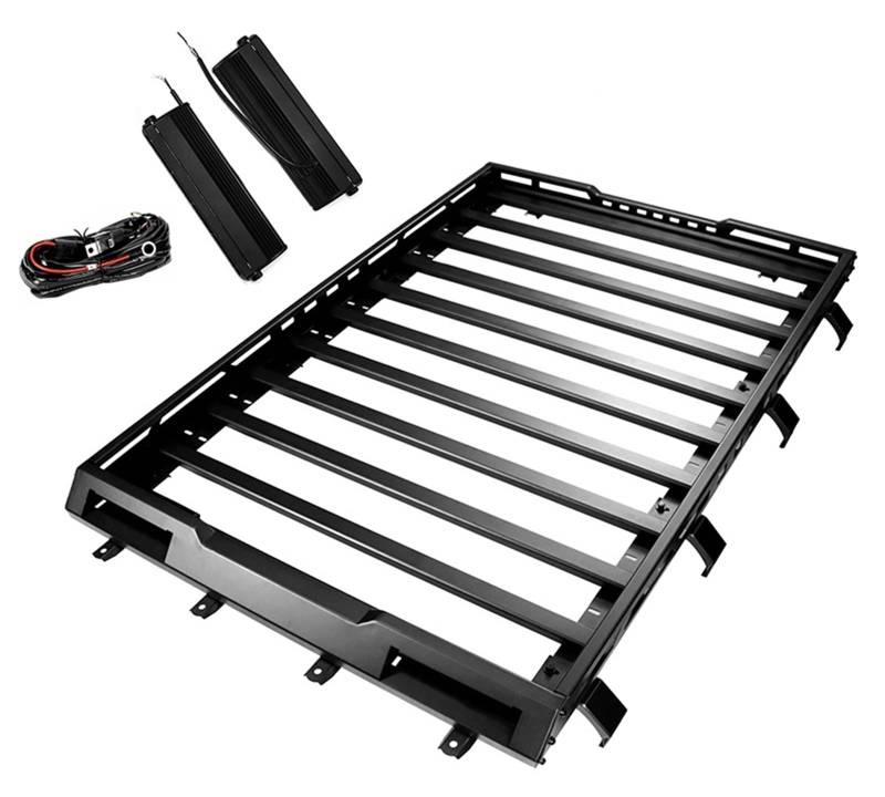 Dachträger Passend für Suzuki Jimny JB64 JB74 2024, 5-Türer-Modelle, obere Dachgepäckträger-Querstange. weiche Dachträger(White Light) von EGUIAS