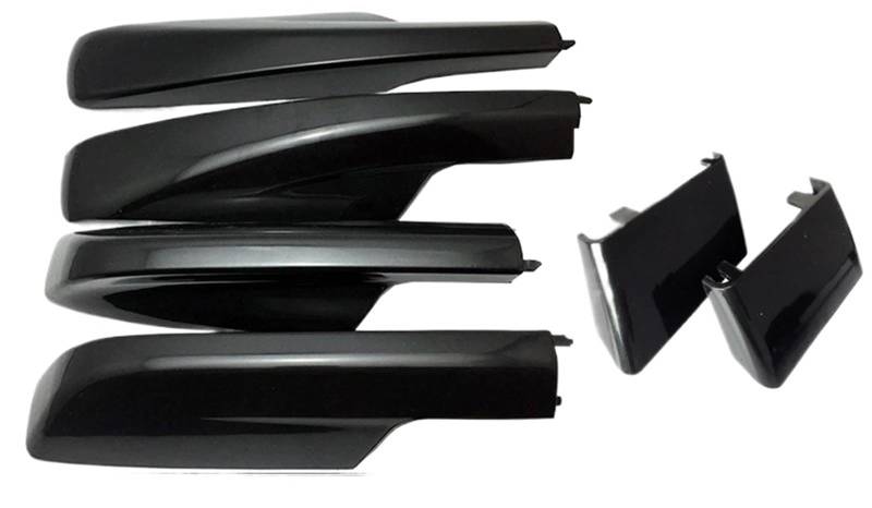 Dachträger Passend für Toyota Highlander 2001–2007. Stilvolle Dachgepäckträgerabdeckung, Mittelstangen-Endschale. weiche Dachträger(6pcs) von EGUIAS