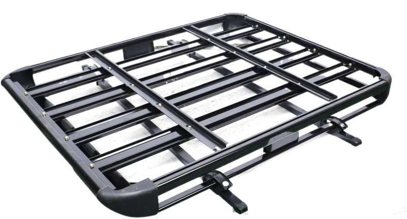 Dachträger Universal-Autodachträgerkorb aus Aluminium, Gepäckträger 127 x 97 cm/140 x 100 cm/160 x 100 cm. weiche Dachträger(140x100cm) von EGUIAS