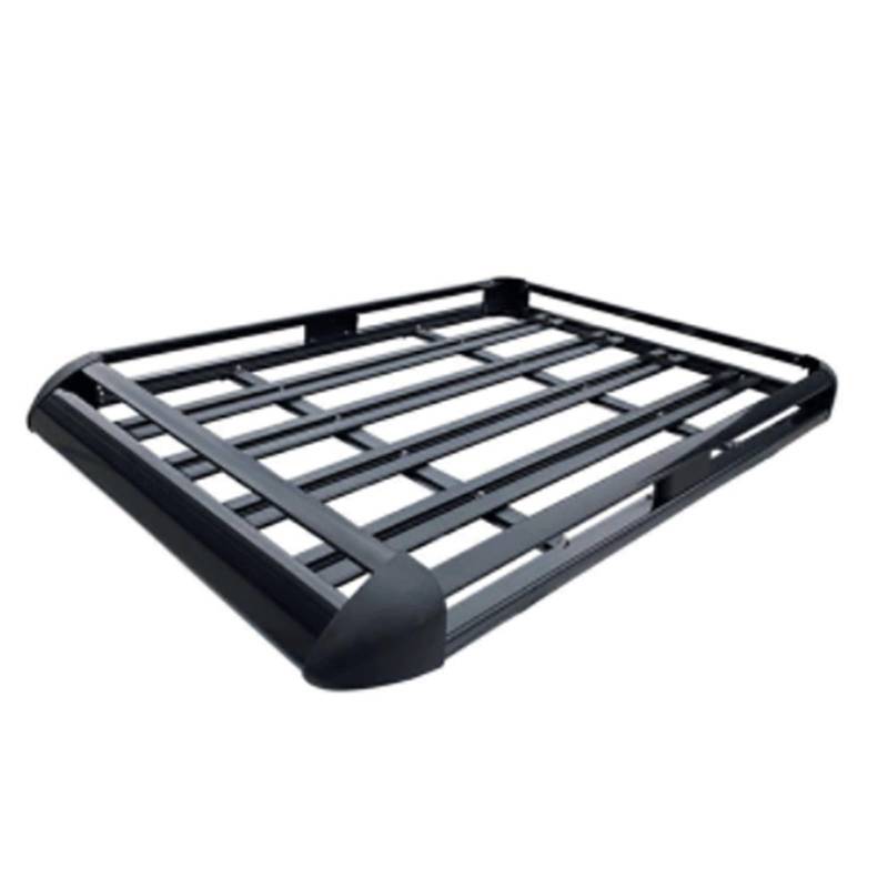 Dachträger Universeller Autodachträger, Gepäckkorb aus Aluminiumlegierung mit Stangen, passend für SUV – Einzeldeck, 127 x 90 cm. weiche Dachträger(6) von EGUIAS