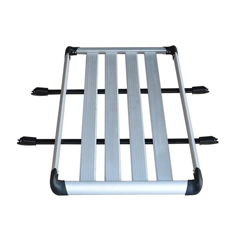 Dachträger Universeller Dachgepäckträger/Gepäckträgerkorb aus Aluminiumlegierung, passend für die Modifikation von Autos und SUVs. weiche Dachträger(White 110cmX90cm) von EGUIAS