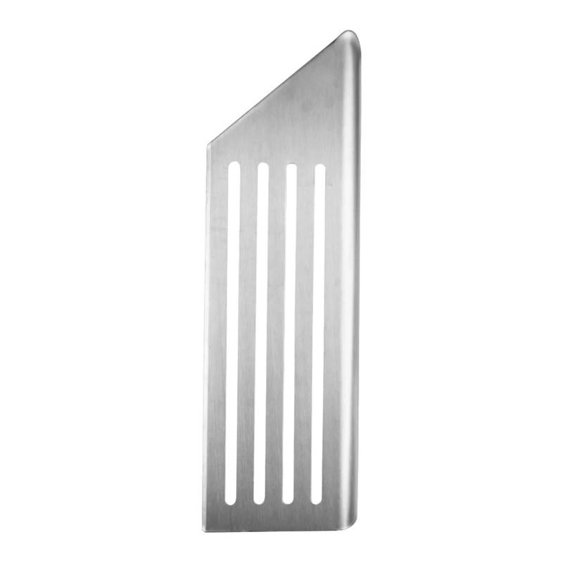 Fußablage Platte Aluminiumlegierung für Tesla Model 3 Y Fußpedal Auto-Innenraumteile Autozubehör mit Gummipads Abdeckung Restbremspedale Bremspedalabdeckung(WHITE) von EGUIAS