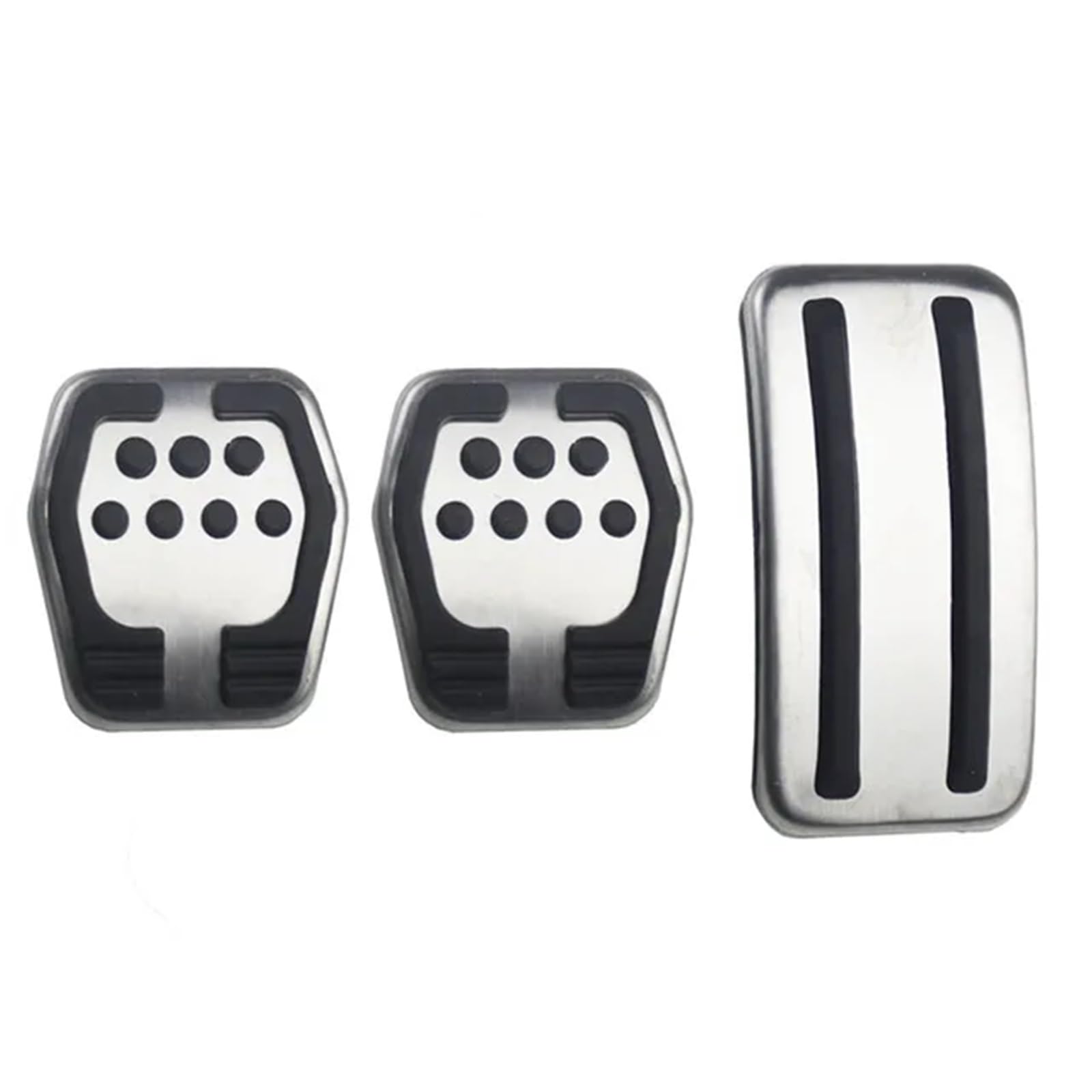 Fußablage Platte Auto Edelstahl Auto Pedal Pads Abdeckung Fit Für Ford Focus 2 3 4 MK2 MK3 MK4 RS ST Kuga Escape Bremspedalabdeckung(MT) von EGUIAS