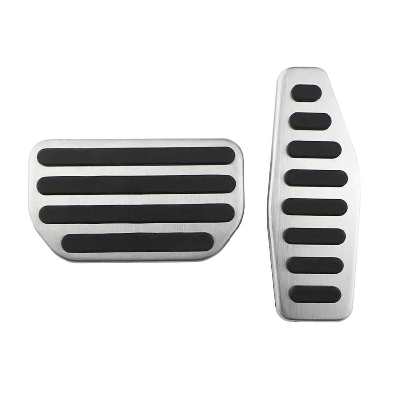 Fußablage Platte Fit Für Suzuki Jimny JB74 JB64 2019 2020 2021 2022 Pads AT MT Gas Bremspedal Abdeckung Teile Edelstahl Bremspedalabdeckung(AT) von EGUIAS
