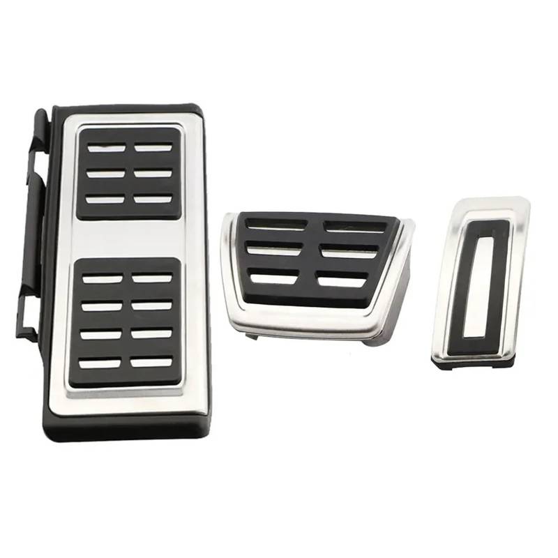 Fußablage Platte Passend für Audi A3 8V Q2 Q3 SQ2 S1 S3 RS3 RS Q3 TT LHD Accelerator Gas Bremse Kupplung Rest Pedalabdeckung Bremspedalabdeckung(AT with rest) von EGUIAS
