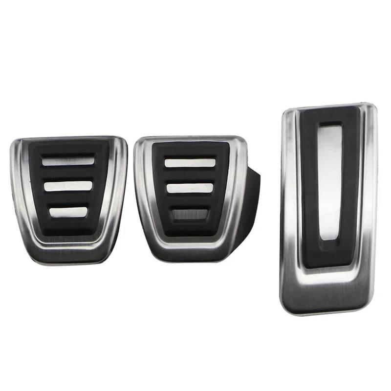 Fußablage Platte Passend für Audi A3 8V Q2 Q3 SQ2 S1 S3 RS3 RS Q3 TT LHD Accelerator Gas Bremse Kupplung Rest Pedalabdeckung Bremspedalabdeckung(MT) von EGUIAS