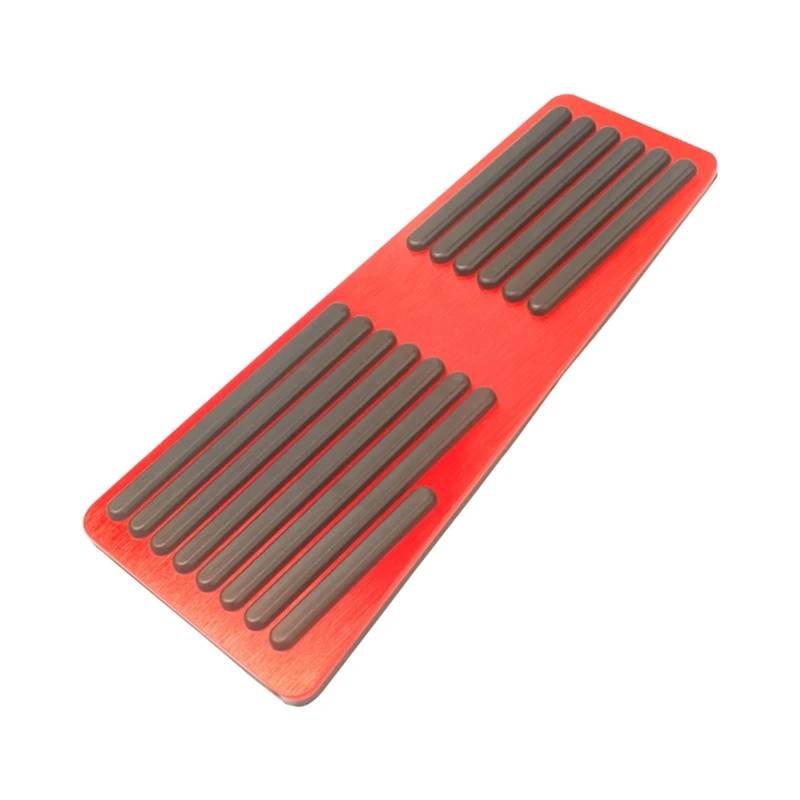 Fußablage Platte Passend für Mazda 2 3 6 Dome BM GL GJ CX-5 CX5 KE KF CX3 CX-3 CX7 CX-7 CX-8 CX8 CX9 CX-9 Auto-Pedalauflage Bremspedalabdeckung(Footrest Pedal Red) von EGUIAS