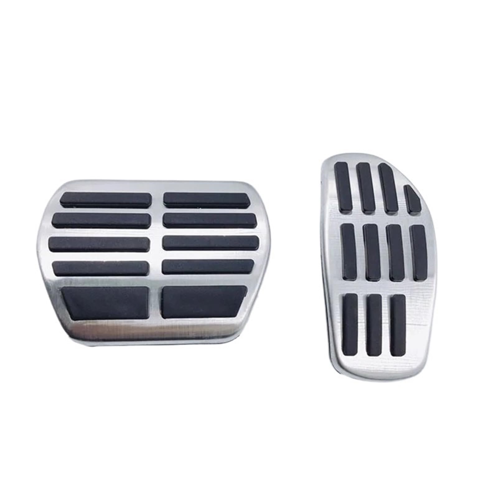 Fußablage Platte Passend für Nissan Qashqai J11 J12 2014 2015 2016 2017 2018 2019 2020 2021 2022 2023 Autopedalabdeckung Bremspedalabdeckung(Without Logo AT 2pcs) von EGUIAS