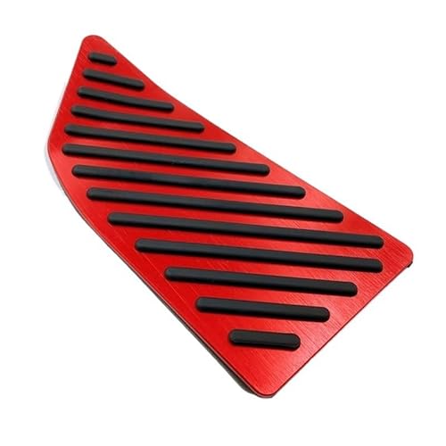 Fußablage Platte Passend für Toyota C-HR CHR 2016 2017 2018 2019 2020 2021 2022 2023 Auto-Pedalauflage Bremspedalabdeckung(Footrest 1pcs Red) von EGUIAS