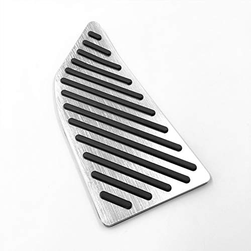 Fußablage Platte Passend für Toyota C-HR CHR 2016 2017 2018 2019 2020 2021 2022 2023 Auto-Pedalauflage Bremspedalabdeckung(Footrest 1pcs Silver) von EGUIAS