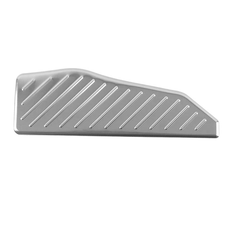 Fußablage Platte Passend für Toyota Corolla Cross XG10 2021–2024 2025 Hybridauto-Fußstützenpedale Bremspedalabdeckung(Rest Pedal Silver) von EGUIAS