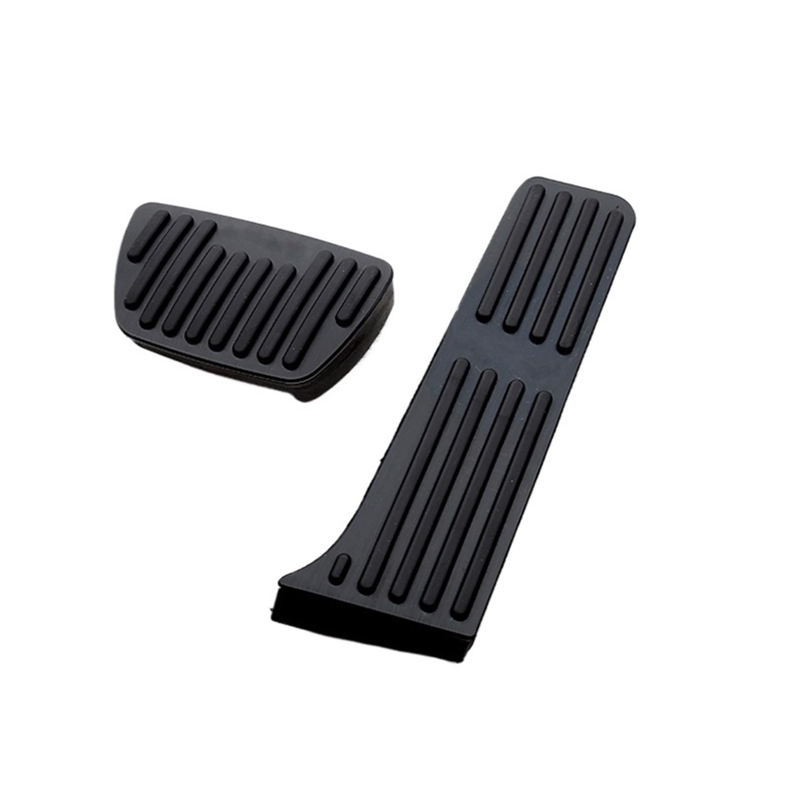 Fußablage Platte Passend für Toyota RAV4 XA50 Hybrid 2019 2020 2021 2022 2023 2024 Auto-Gas-Bremspedal-Pedalabdeckung Bremspedalabdeckung(2pcs Black) von EGUIAS