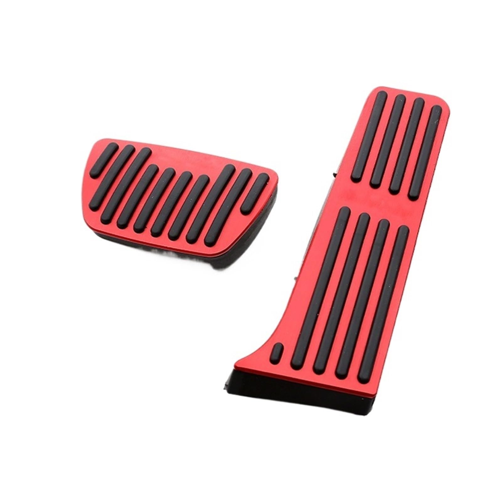 Fußablage Platte Passend für Toyota RAV4 XA50 Hybrid 2019 2020 2021 2022 2023 2024 Auto-Gas-Bremspedal-Pedalabdeckung Bremspedalabdeckung(2pcs Red) von EGUIAS