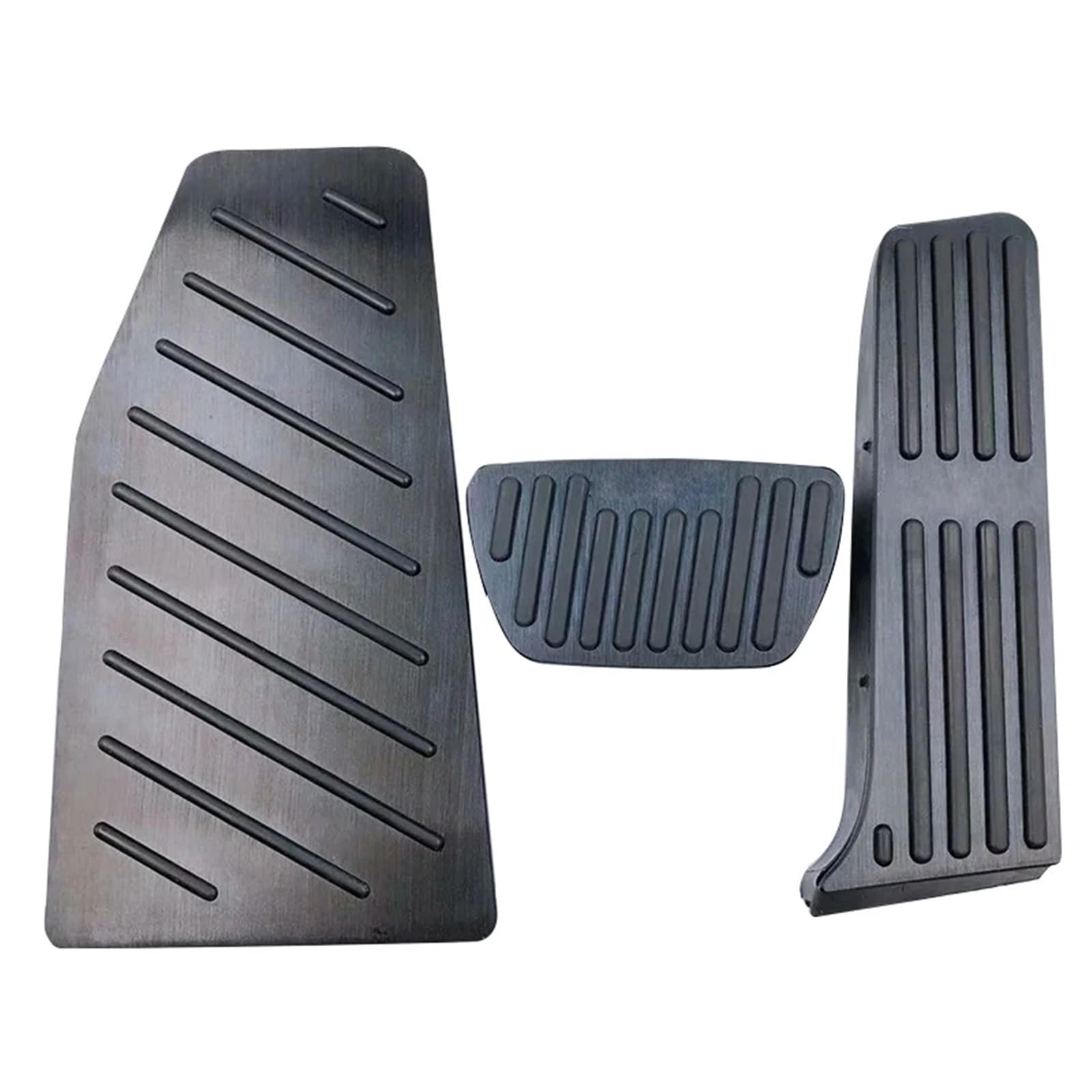 Fußablage Platte Passend für Toyota RAV4 XA50 Hybrid 2019 2020 2021 2022 2023 2024 Auto-Gas-Bremspedal-Pedalabdeckung Bremspedalabdeckung(3pcs Black) von EGUIAS