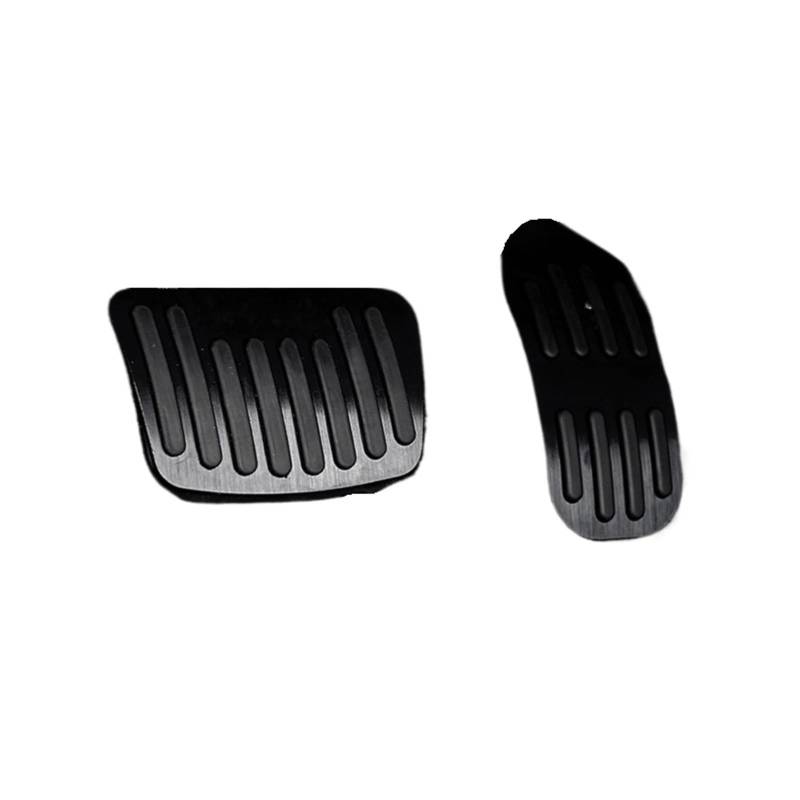 Fußablage Platte Passend für Toyota Yaris Cross 2020 2021 2022 2023 2024 Aluminium-Auto-Beschleuniger-Bremspedalabdeckung Anti-Rutsch-Pads Bremspedalabdeckung(Black) von EGUIAS