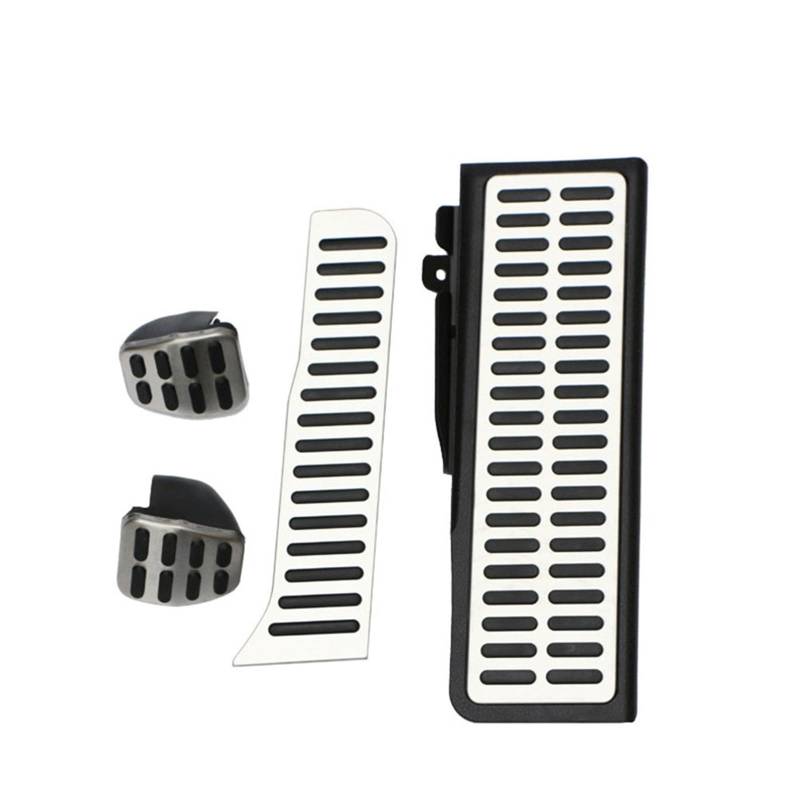 Fußablage Platte Passend für Volkswagen Golf 5 6 MK5 MK6 Scirocco CC Passat B6 B7 Shara Tiguan Passend für Jetta Mk6 Touran Vento Kaninchen-Autopedal Bremspedalabdeckung(Style 1 MT 4pcs) von EGUIAS
