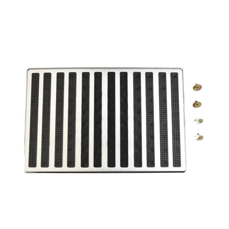 Fußablage Platte Universal 23,5 X16cm Auto Fuß Pedal Pad Universal Teppich Patch Fuß Pedal Anti-Skid Pad Bremspedalabdeckung von EGUIAS