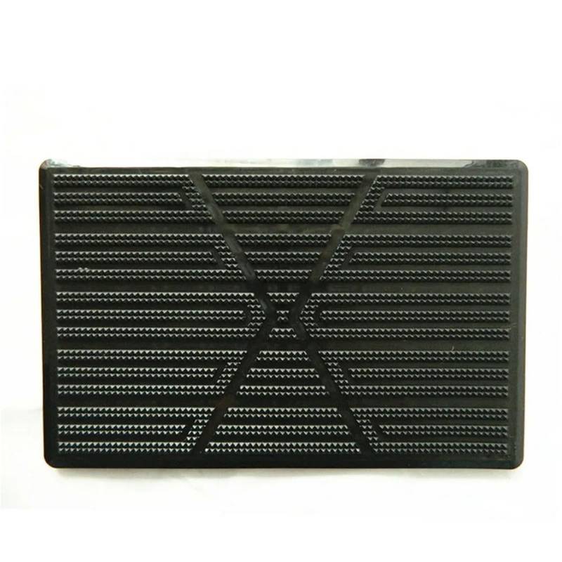 Fußablage Platte Universal Auto Teppich Platte Boden Pad Ferse Fuß Matte Pedal Patch Abdeckung Schwarz PVC Wasserdichte Anti-Rutsch-Pad Bremspedalabdeckung von EGUIAS