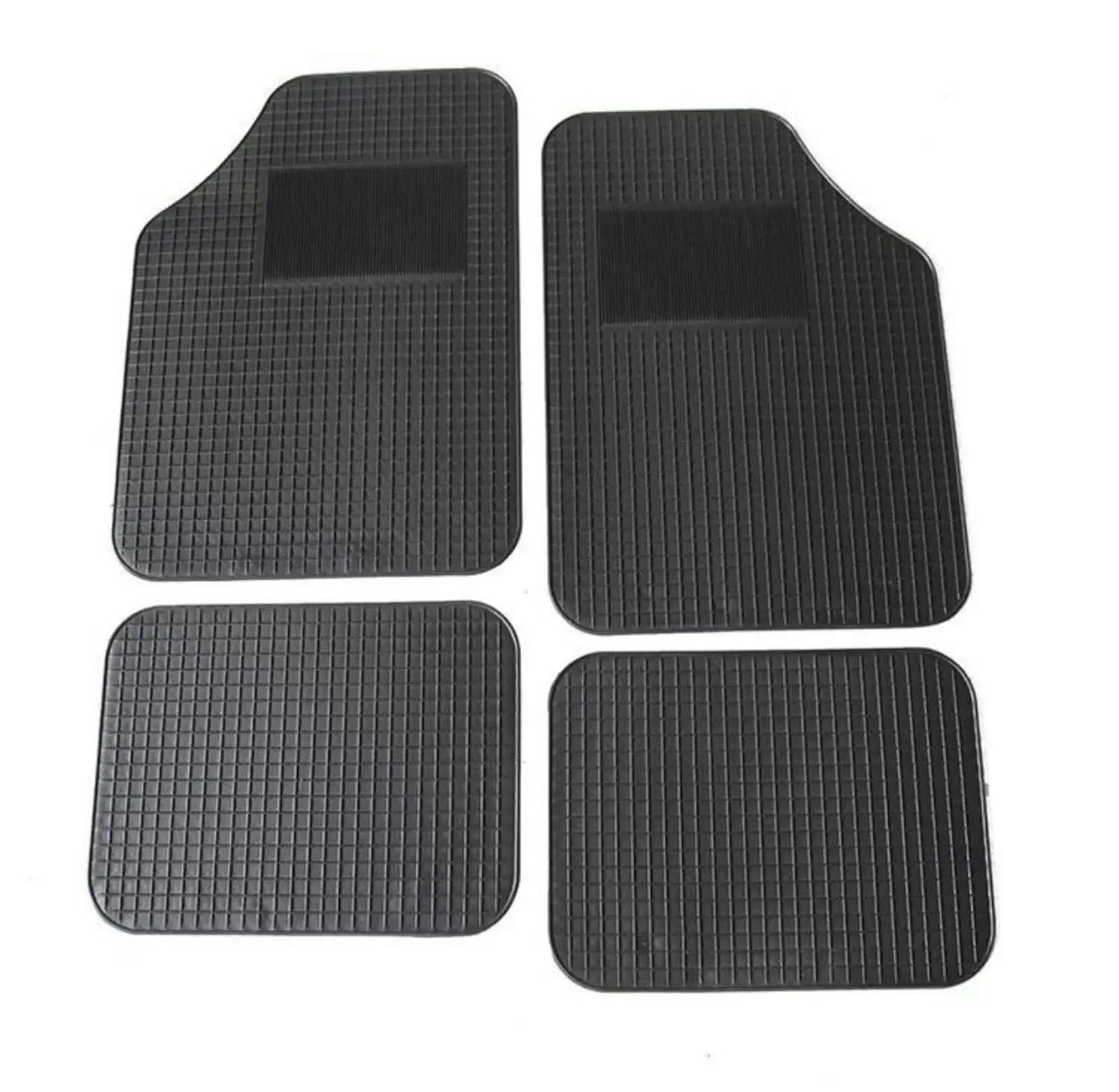 Gummimatten Auto 4er-Set Universal-Gummimatten, rutschfest, waschbar, für Autos, Gummimatten für Universalfahrzeuge Autofußmatten-Set Gummimatten Auto 4er-Set Universal-Gummimatten, rutschfest, waschbar, für Autos, Gummimatten für Universalfahrzeuge Autofußmatten-Set von EGUIAS