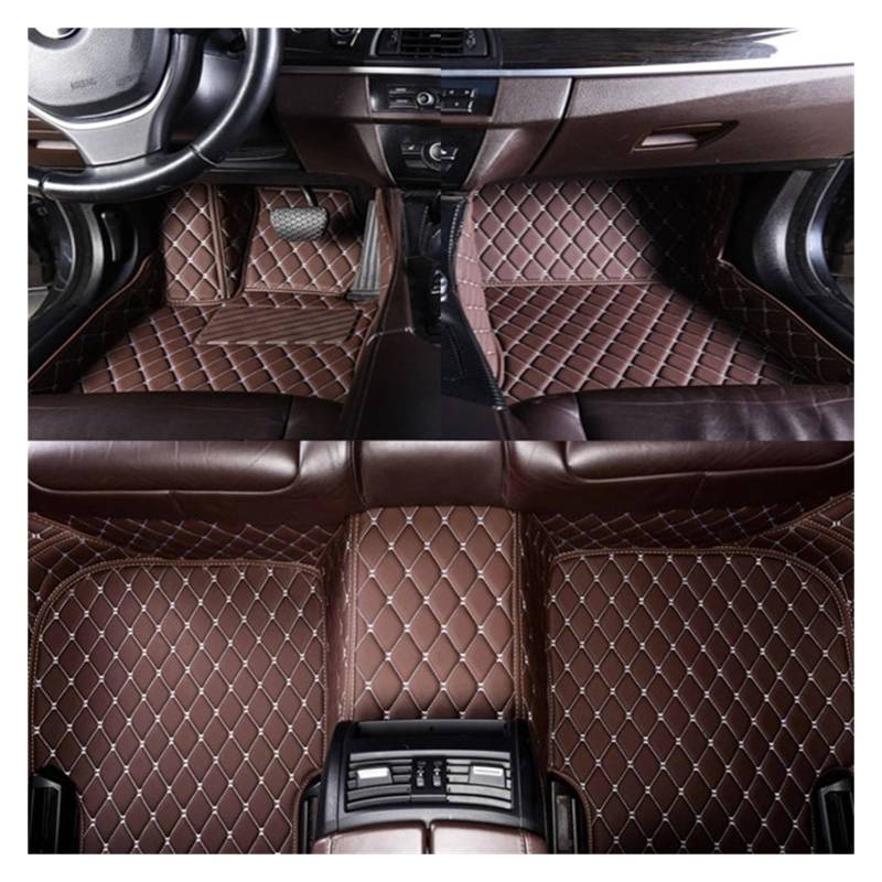Gummimatten Auto Anpassung Auto Fußmatten Pedal Pads Spezielle Künstliche Leder Teppich Für KIA Sportage 2 3 4 5 2004-2023 Autofußmatten-Set(10,2023 Hybrid) von EGUIAS
