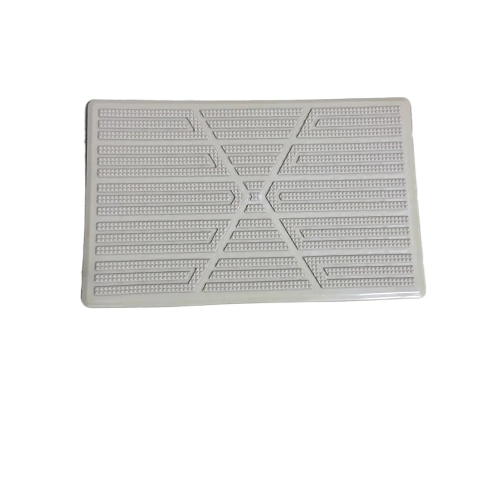 Gummimatten Auto Auto Fuß Teppich Pad Ferse Matte Pedal Patch Abdeckung Matte Anti-Skid Pedal Fuß Ferse Scuff Platte Auto Boden Matte Autofußmatten-Set(Beige) von EGUIAS