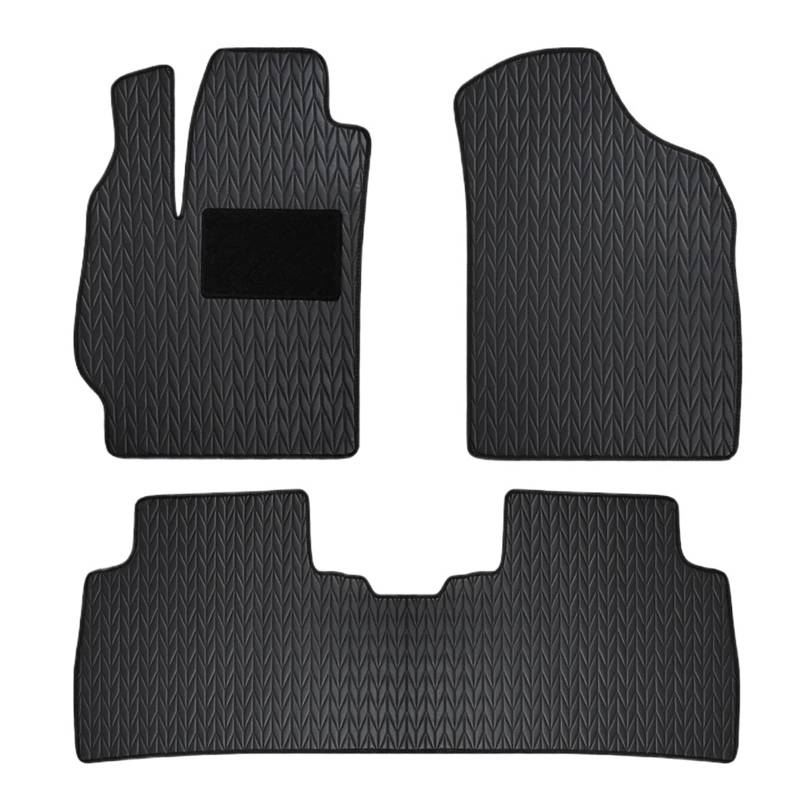 Gummimatten Auto Custom Car Bodenmatte Fit für Toyota Prius 2010 2011 2012 2013 2014 2015 Teppichabdeckung Wasserdicht rutschfest Autofußmatten-Set(Foor mat) von EGUIAS