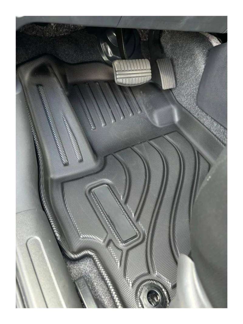 Gummimatten Auto Für Mitsubishi Mirage 2024 Gummi-Fußmatten, wasserdicht, umgeben von Autozubehör, Autoteppiche, TPE-Fußmatten, komplettes Set Autofußmatten-Set von EGUIAS