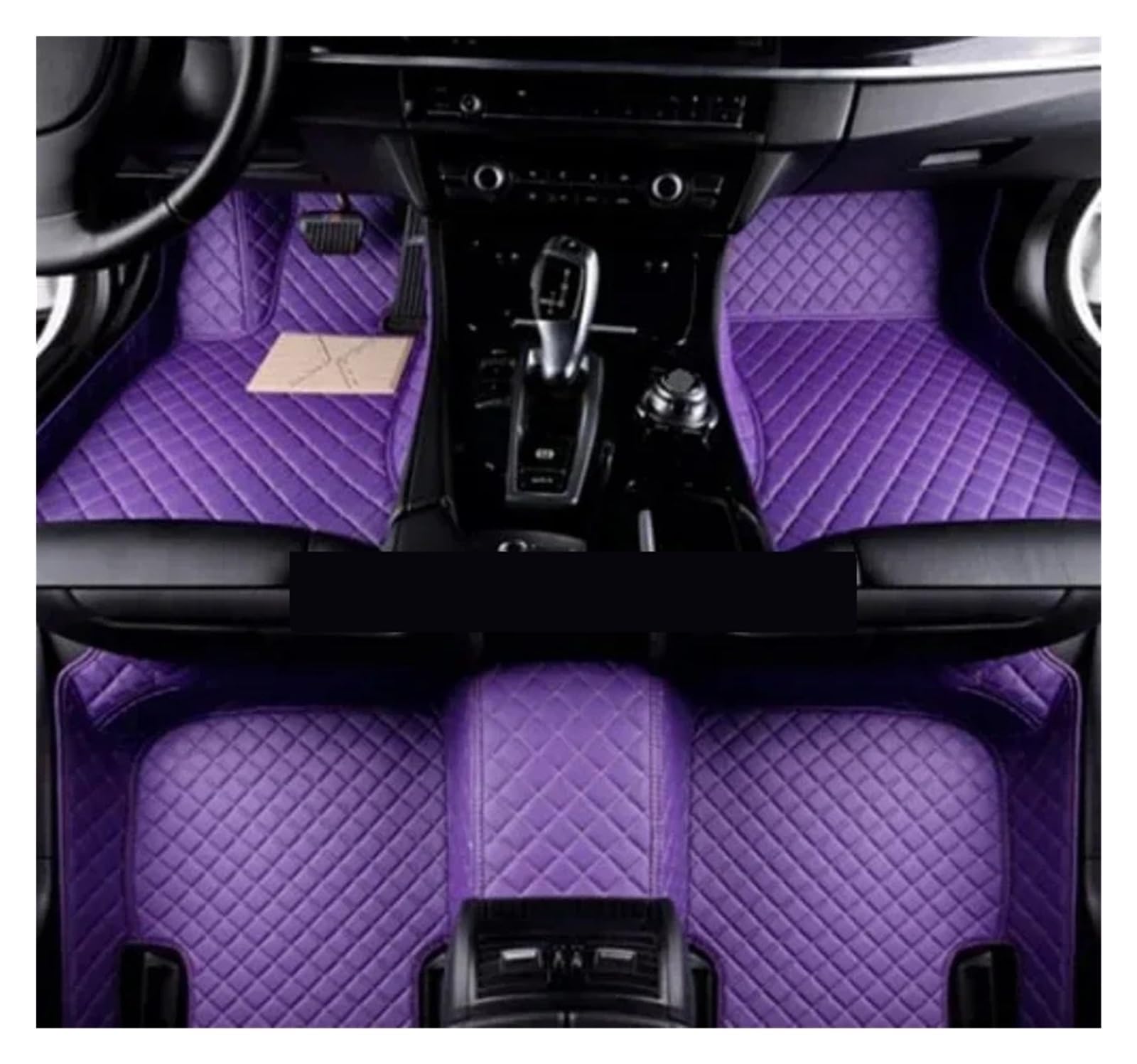 Gummimatten Auto Komplettset Auto-Fußmatten passend für BMW 7er E38 1994 1995 1996 1997 1998 1999 2000 2001 Jahr Innenraum Autofußmatten-Set(Left Hand Drive10) von EGUIAS
