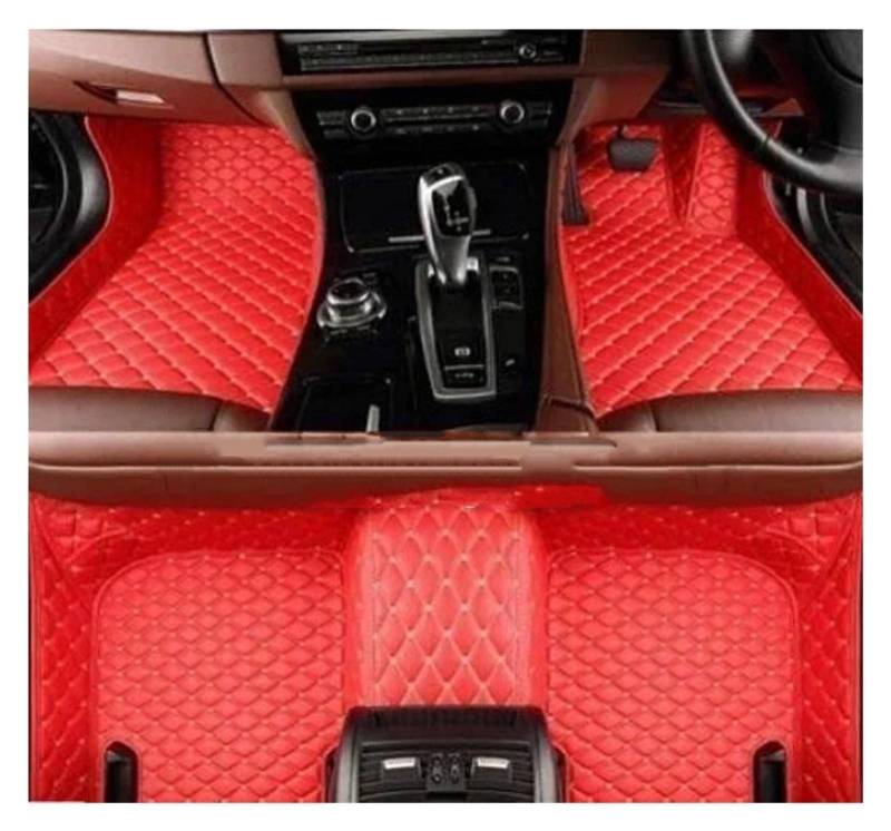 Gummimatten Auto Komplettset Auto-Fußmatten passend für BMW 7er E38 1994 1995 1996 1997 1998 1999 2000 2001 Jahr Innenraum Autofußmatten-Set(Right Hand Drive) von EGUIAS