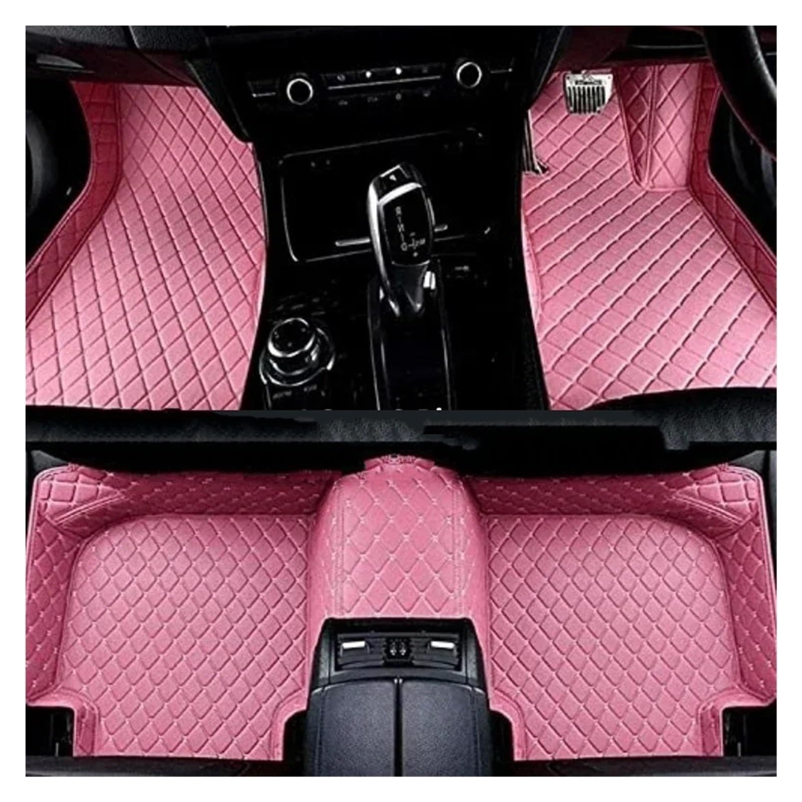 Gummimatten Auto Komplettset Auto-Fußmatten passend für BMW 7er E38 1994 1995 1996 1997 1998 1999 2000 2001 Jahr Innenraum Autofußmatten-Set(Right Hand Drive5) von EGUIAS