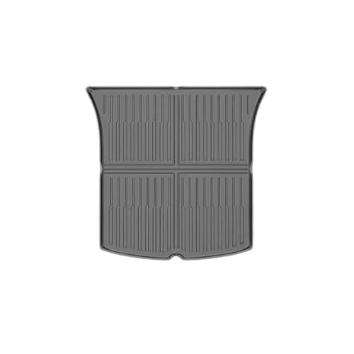 Gummimatten Auto Passend für Tesla-Bodenmatte Modell Y 2021–2025 Modell 3 Highland, Kofferraummatte, Gepäckmatte, TPE, wasserdicht, rutschfest Autofußmatten-Set(Model Y Trunk Mat) von EGUIAS