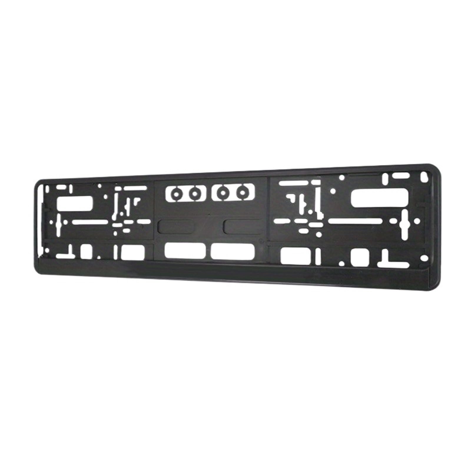 Kennzeichenhalter 2 Stück: EIN Nummernschildrahmen, der den britischen und EU-Standards entspricht, mit Einer Textur aus Kohlefaser/Schwarz.(2PCS Black) von EGUIAS
