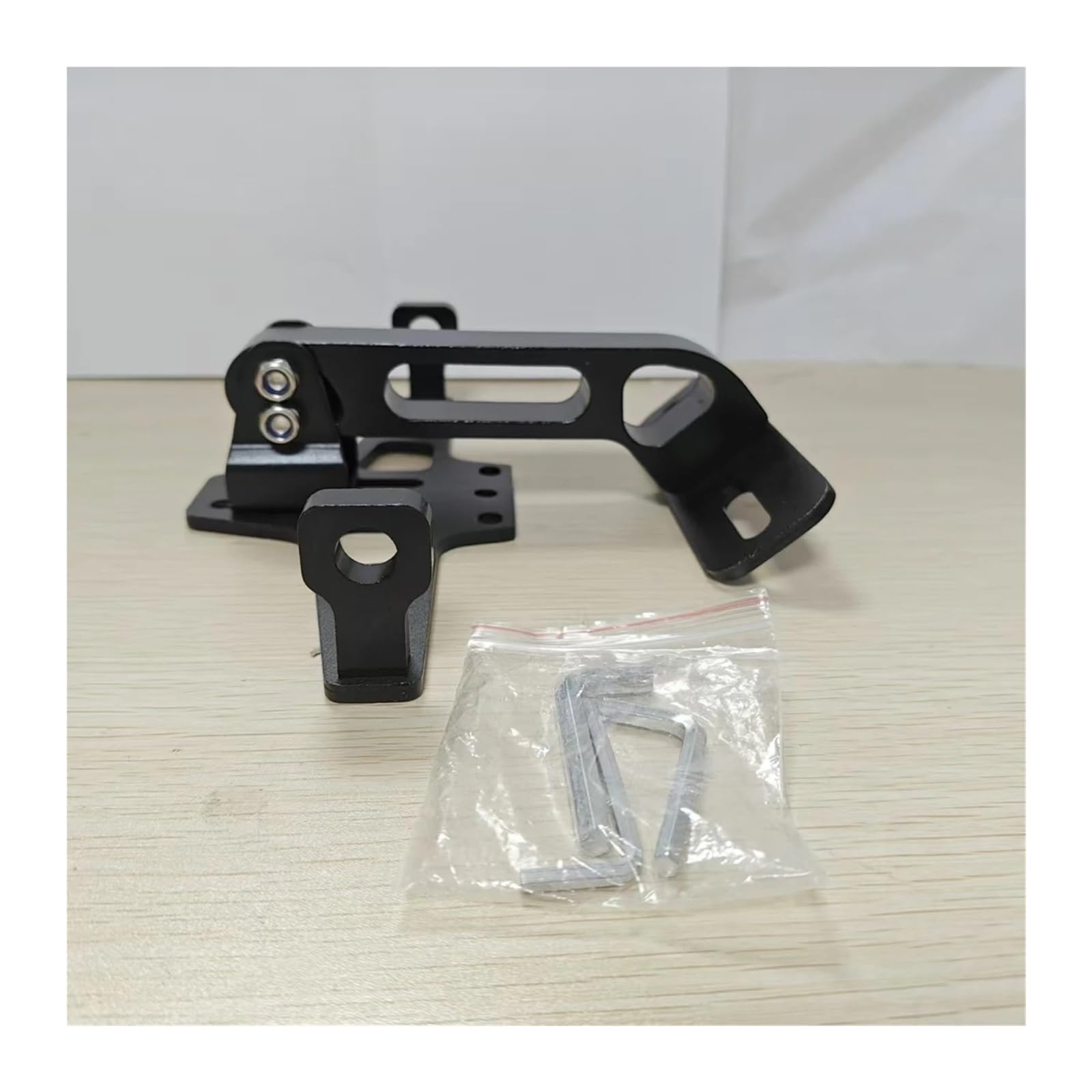 Kennzeichenhalter Einstellbare Motorrad-Kennzeichenhalterung Hinten Blinker Lampenhalter CNC Aluminium Fender Eliminator Kits(Old Version Black) von EGUIAS
