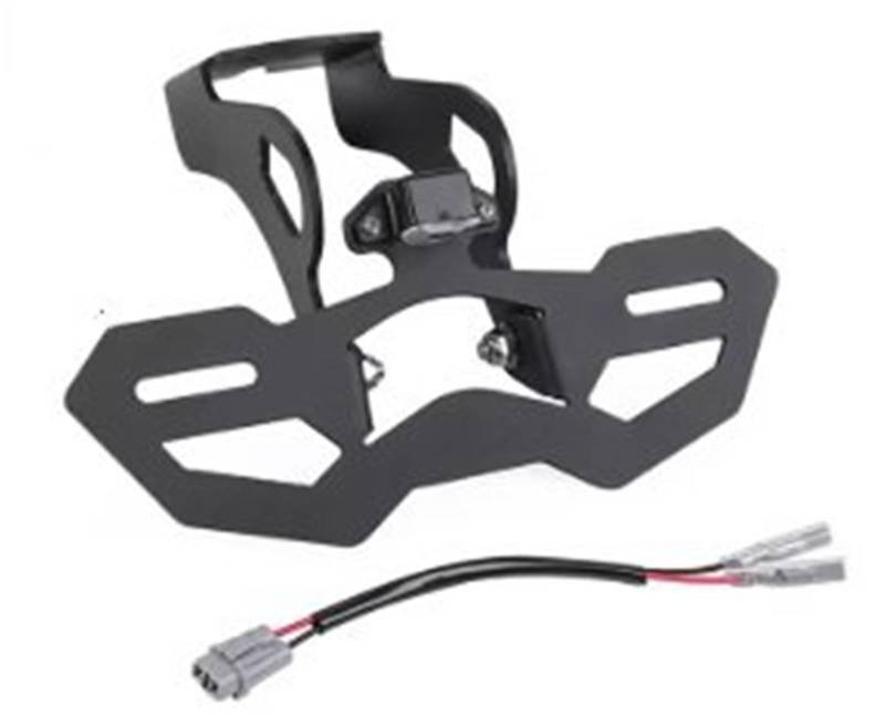 Kennzeichenhalter Heckklappen-Eliminierungssatz passend für Kawasaki Ninja ZX6R ZX636 2025.(Type A.Adjustable) von EGUIAS