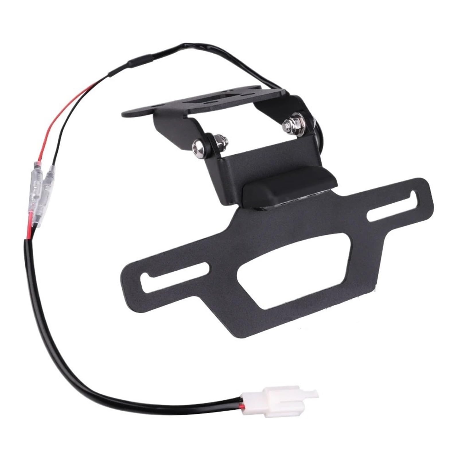 Kennzeichenhalter Kennzeichenhalter, faltbar, passend für Kawasaki Ninja 250 400 EX400 EX250 Z400 Z300 Z250 2018–2024(E4 Emark LED) von EGUIAS
