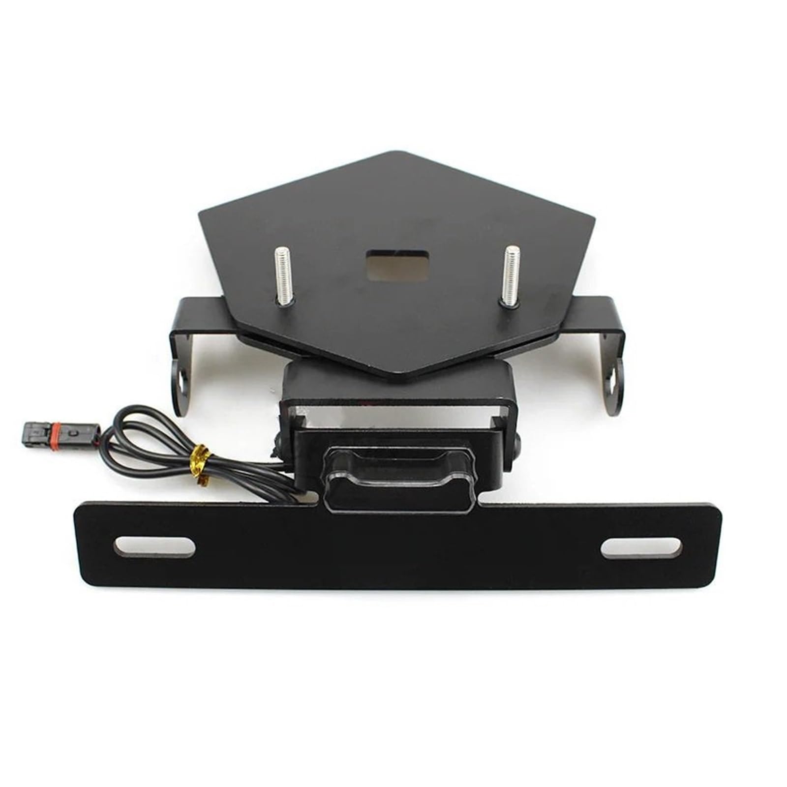 Kennzeichenhalter Kennzeichenhalter Motorrad Passend für BMW S1000R M1000RR 2019-2023 Verstellbarer kurzer Kennzeichenhalter.(100-155mm) von EGUIAS